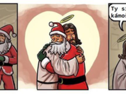 JEŽIŠ vs Santa Claus a ich PRIATEĽSTVO :D