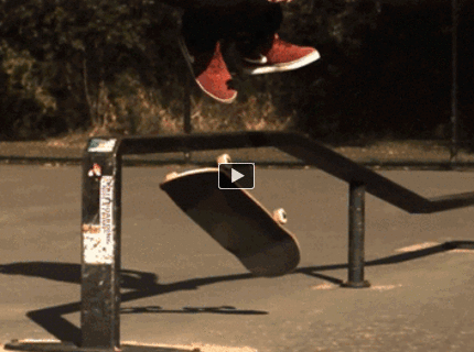 BRATM GIF: Skateboardové umenie :D