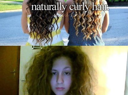 Ako vyzerajú prirodzené kučery :D Ktorý prípad ste vy? :D