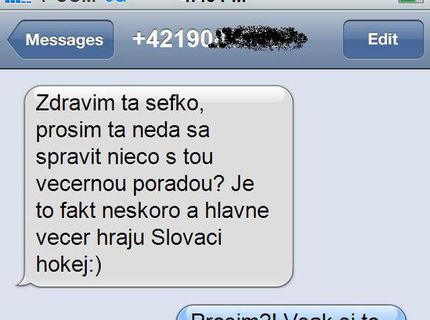 NAJDRZEJŠIA SPRÁVU AKÁ SA DÁ POSLAŤ ŠÉFOVI! :D:D