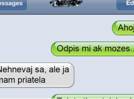 TOP sms fail :D Ako to vyzerá,keď si niekto o sebe moc namýšľa :D