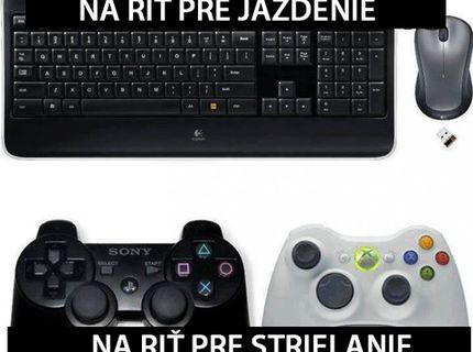 Vieš aký je rozdiel medzi konzolou a PC?  súhlasiš?:D:D