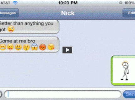 VIDEL SI AKO VYZERÁ NAJLEPŠIA BITKA CEZ SMS??! :D:D:D