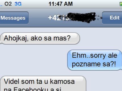 DIEVČINA NEHORÁZNE ZRUŠILA DOTIERNÉHO TÝPKA CEZ SPRÁVU:D:D