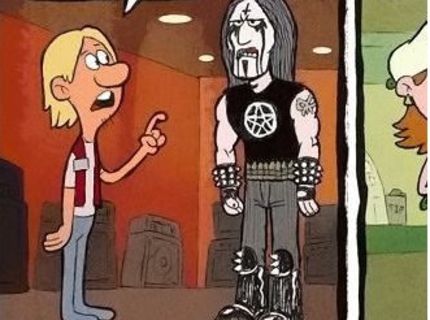 POZRI SI NAJ KOMIKS: Život Black metalistu:D