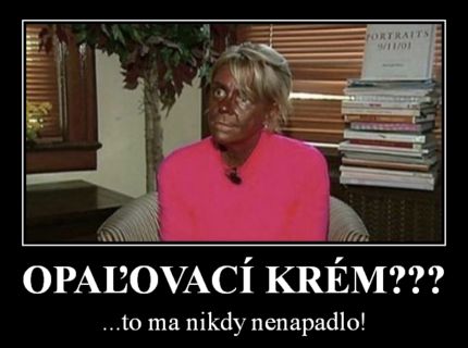 Opaľovací krém a jeho katastrofálne účinky :D