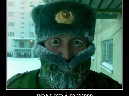 Ako zistíš, že už je vonku celkom zima :D