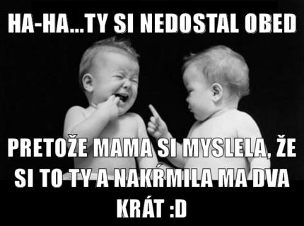 Ako vyzerá detská škodoradosť v živote dvojičiek :D