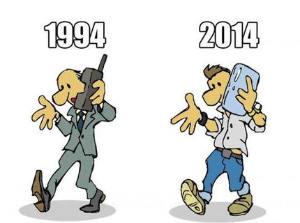 Ako vyzerá evolúcia mobilov :D