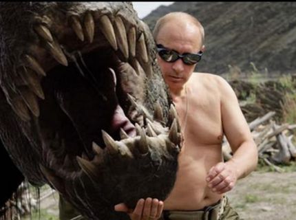 Každý máme svojho domáceho miláčika :D Putin nie je výnimkou :D