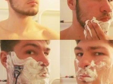 Ako vyzerajú muži po holení :D