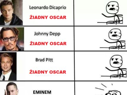 Za čo dostali celebrity OSCARA :D