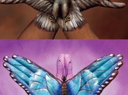 Nádherné umenie :) Pozri si, čo všetko dokážu ľudské ruky :)