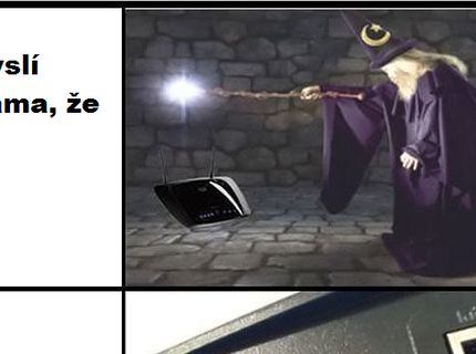 Oprava routeru :D Takto to môže vnímať naša mama :D