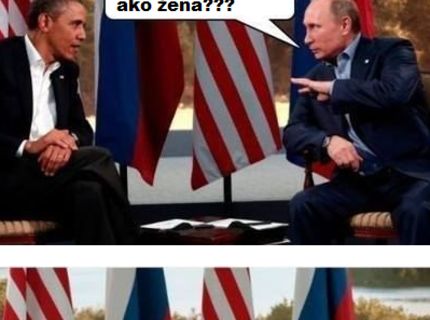 Ako si prekladá nohy Obama :D