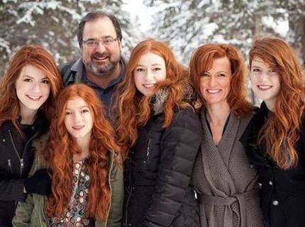 Šťastný otec a jeho krásna rodinka :D