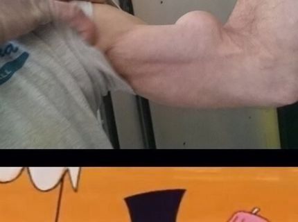LOL! Našli sme muža, ktorý ma rovnaký biceps ako ružový panter :D