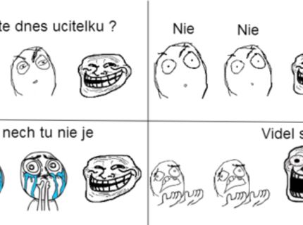 Trolek pokazil radosť :D