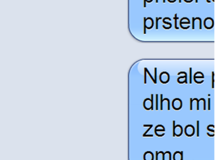 SMS medzi dvoma kamoškami :D