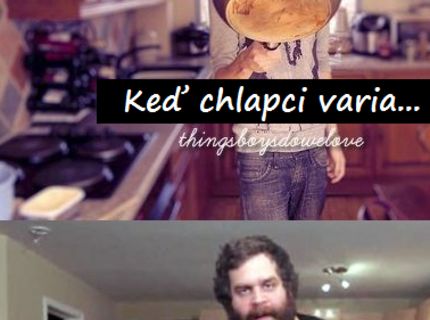 Keď sa chlapci snažia variť :D