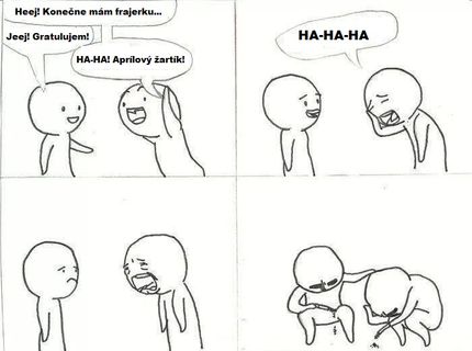 Najsmutnejší aprílový žart :D