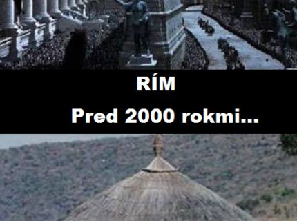 Pozrite si ten rozdiel! Rím vs. Afrika :D