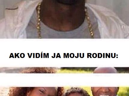 Pohľad cez okuliare :D Aj takto môžete vidieť svoju rodinu :D