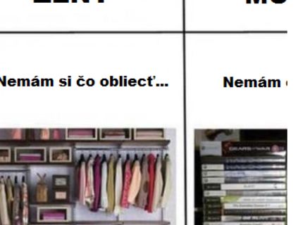 Najväčší problém mužov a žien :D