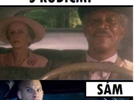 Ako šoférujeme, keď sme sami v aute :D Súhlasíte? :D