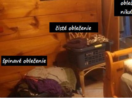 Ako máme rozdelené naše oblečenie :D