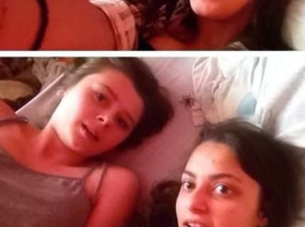 Ženy a ich večne prehnaná reakcia na pavúkov :D