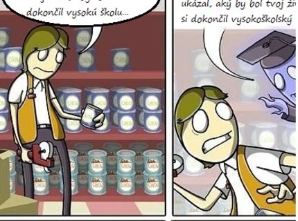 Pravdivý komix o našom živote s vysokoškolským titulom :D Čo si o tom myslíte vy?