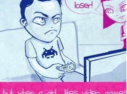 Najväčší rozdiel, keď hrajú videohry muži a ženy :D