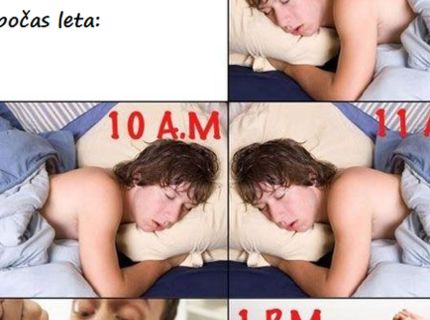 Aký je váš denný program počas letných dní? :D