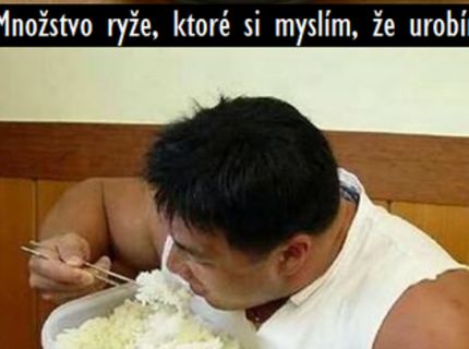 Ako vyzerá príprava ryže :D