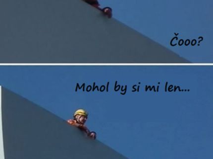 Výškové práce a ich riziko :D