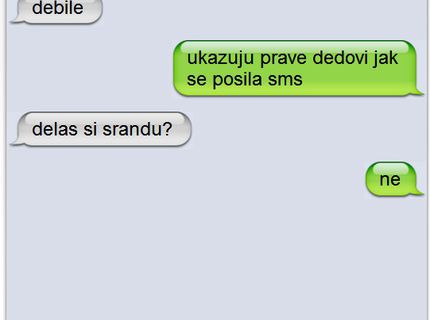 Ako sa posiela SMS?