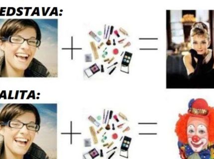 Dievčatá a ich make up :D ... a takto ich vnímame :D