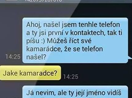 Zabitá SMS :D Čo sa môže stať, keď stratíš mobil :D