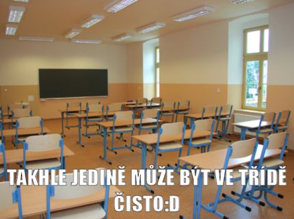Uklizená třída.