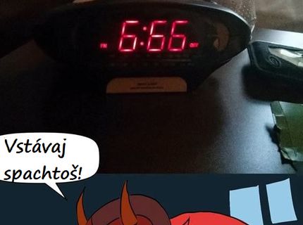 Skutočne diabolský budíček :D