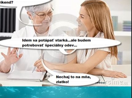 Keď to starká vezme do svojich rúk :D