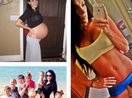 Neskutočné! Deborah Goodman má 33 rokov a je matkou 6 detí. Pozrite sa na jej dokonalé telo :)