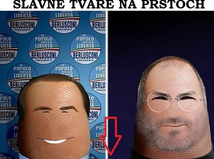 Umelec Dito von Teese vytvára pomocou photoshopu zo svojich prstov postavy známych osobností :)