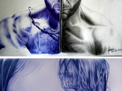 Umelci dokážu robiť zázraky s guličkovým perom! Pozri si tieto krásne kresby :)