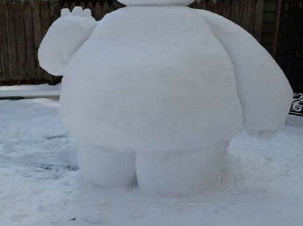 Fotky najblaznivejsich snehovych vytvorov za tuto zimu:D #Vol 3