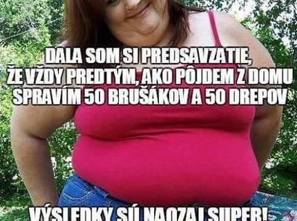Aj takto sa plnia predsavzatia :D :D
