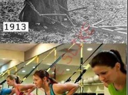 Cvičenie kedysi a dnes :) :) :) :)