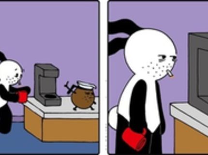 Keď káva dostane nohy :) :) :)