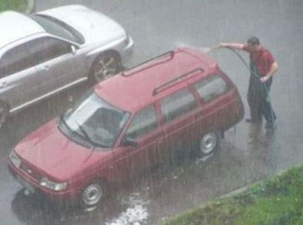 Autíčko musí byť umyté :)